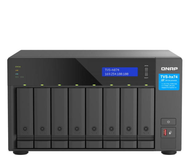 QNAP TVS-h874-i7-32G 0xHDD Intel Core i7 32GB DDR4 - 1262709 - zdjęcie